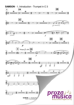 SAMSON Oratorio (trumpet 3)