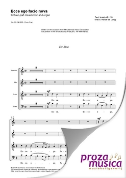 Ecce ego facio nova (choir part)