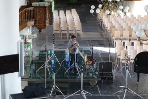 Terugblik met foto's op opname met Chr. Jong Mannenkoor 'Soli Deo Gloria' uit Urk