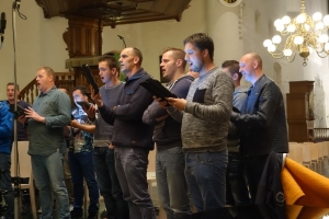 Terugblik met foto's op opname met Chr. Jong Mannenkoor 'Soli Deo Gloria' uit Urk