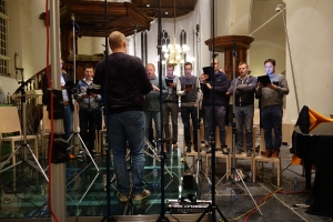 Terugblik met foto's op opname met Chr. Jong Mannenkoor 'Soli Deo Gloria' uit Urk