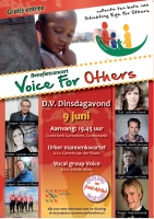 Benefietconcert Voice For Others met CD-opname